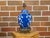 A blue and white Chinese porcelain jar circa 1900 made into a modern table lamp wired for the USA. This stunning circa...