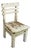 Charming Antique Gustavian Child’s Wooden Chair With Chippy Paint Finish & Rustic Vibe, Dating From Early 20th Century For Sale