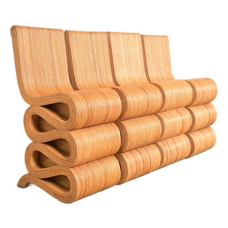 Gabriella Crespi Style Italian Pencil Rattan Bar Stools, Set of Four For Sale