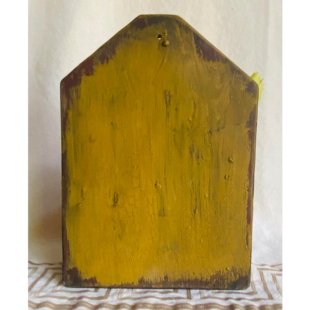 1950s American Primitive Wooden Candle Box For Sale - Image 5 of 12