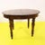 Round Wood Table with Turned Legs For Sale - Image 9 of 9