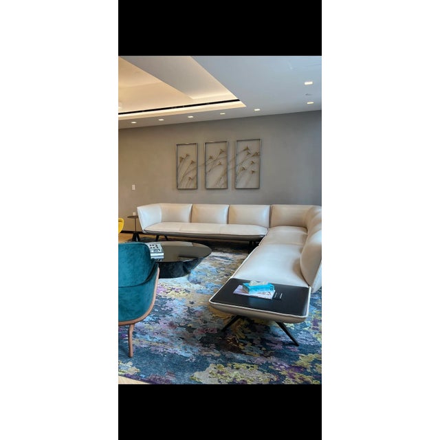 John Richard Metal and Stone Windswept Triptych For Sale - Image 4 of 4