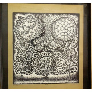 Michail Grobman, Flora and Fauna Silkscreen For Sale