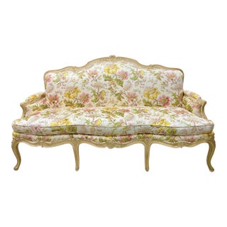 Vintage Louis XV Canapé Sofa by Yale R. Burge For Sale