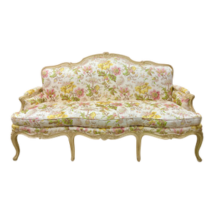 Vintage Louis XV Canapé Sofa by Yale R. Burge