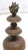 Pair of Ornate French Bronze Figural Chenets Andirons For Sale - Image 4 of 8