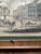 Original 1853 hand colored engraving: "City Hall, Market Square, Portland, Maine". Seems to be the original mat and oak...