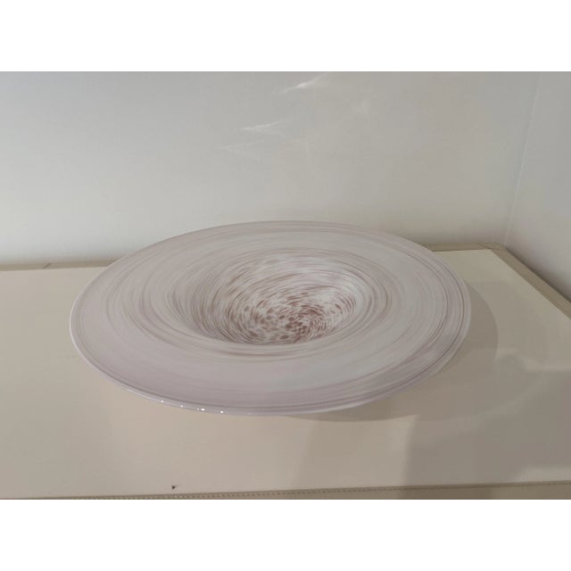 Mid-Century Modern Glass Centerpiece For Sale - Image 3 of 4