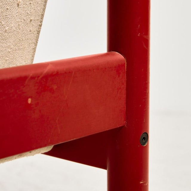 Model 30 Safari Lounge Chair by Erik Wørts for Niels Eilersen, 1960s For Sale - Image 10 of 18