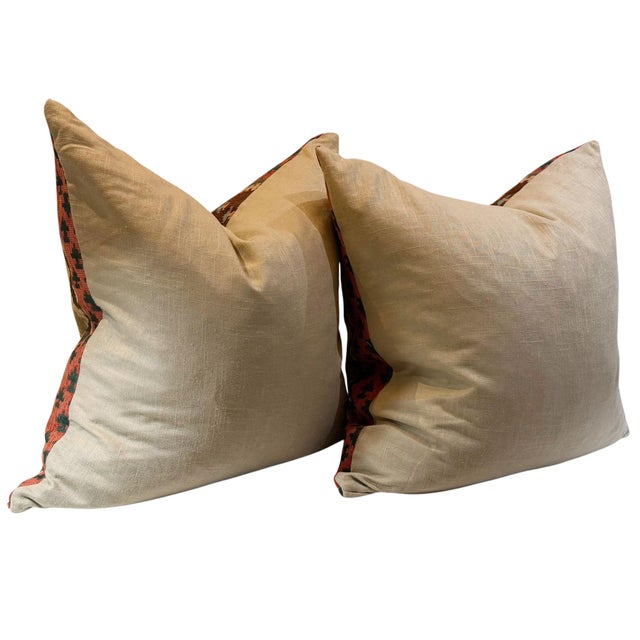 Ralph Lauren Style Pillows - A Pair For Sale - Image 4 of 9