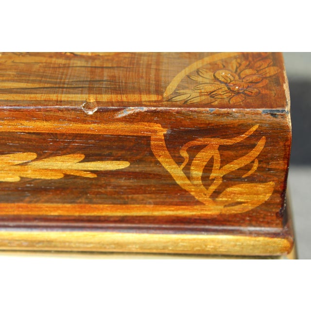 1970s Mastercraft Chinoiserie Glass-Top Coffee Table For Sale - Image 11 of 12