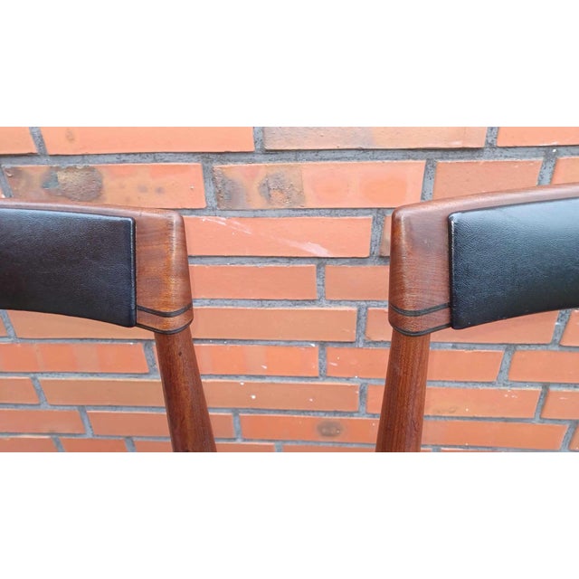 Set of Danish Modern Teak Chairs by Hans Olsen for Frem Røjle, 1960s, Set of 2 For Sale - Image 10 of 18
