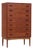 Vintage Teak Tallboy Chest of Drawers For Sale