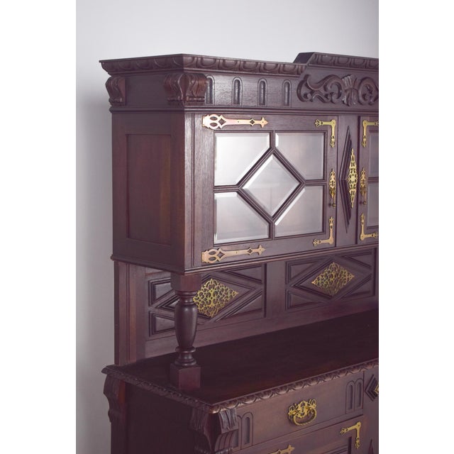 Antique Dutch Cabinet with Brass Fittings, 1800s For Sale - Image 10 of 15