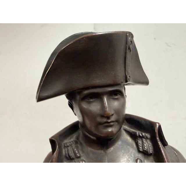 Gray Late 19th Century L. V. Deposee Bronze Napoleon Sculpture, Stamped For Sale - Image 8 of 12