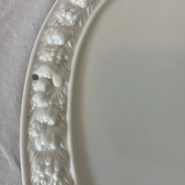 White Vintage Gerold Porzellan Bavaria Oval Platter For Sale - Image 8 of 10