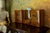 French Art Deco Pine Wood Wall Cabinet with Bird Marquetry & Mirror, 1930s For Sale - Image 13 of 18