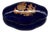 Vintage French Limoges Cobalt Blue Trinket Box — Gilt Courting Scene, 20th Century For Sale