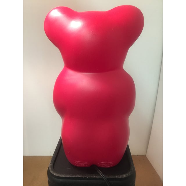1990s Original Lumibear / Lumibär Indoor Lamp in Red by Elmar Flötotto For Sale - Image 4 of 7