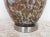 Murano Style Glass Table Lamp W/ Gold Flecks Italian Venetian For Sale In Providence - Image 6 of 8