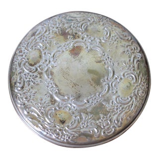 Vintage Towle Sterling Silver Hand Held Mirror For Sale