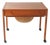 Sewing Side Table with Rattan Basket, Denmark, 1950s For Sale