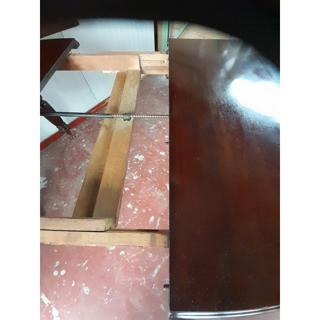 British Victorian Mahogany Extending Dining Table, 1840s-1890s For Sale - Image 5 of 18