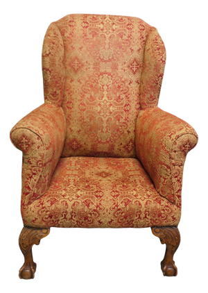 Antique Wingback Armchair, 1800s