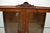 Wood Queen Anne Burr Walnut Display Cabinet, 1930s For Sale - Image 7 of 9
