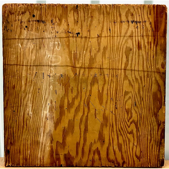 Wood Antique Parcheesi Folk Art Game Board For Sale - Image 7 of 8