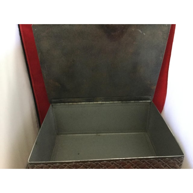 Vintage Decorative Metal Box Chairish