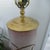 Mid Century Ceramic Table Lamp Incised Geometric Italian Style For Sale - Image 9 of 14