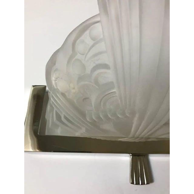 Early 20th Century Early 20th Century French Art Deco Sconces by Georges Leleu - a Pair For Sale - Image 5 of 10