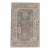 Turkish Oushak Rug Gray Multi Color Hand Knotted Wool Rug 4' X 6'1" For Sale
