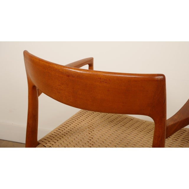 Wood Vintage Teak Model 57 Dining Chair by Niels Otto Moller for J.L. Møllers, 1960s For Sale - Image 7 of 13