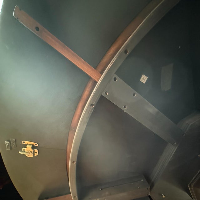 Tommy Bahama Tommy Bahama Kingston Bonaire Round Wood Pedestal Dining Table For Sale - Image 4 of 12