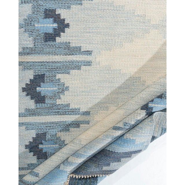 Vintage Circa 1960 Swedish Scandinavian Area Rug 4ft 6in X 6ft 10in For Sale - Image 4 of 13