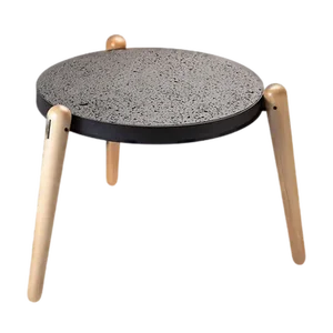 Marble, Steel and Wood Tris Coffee Table by Luca Maci for Kimano