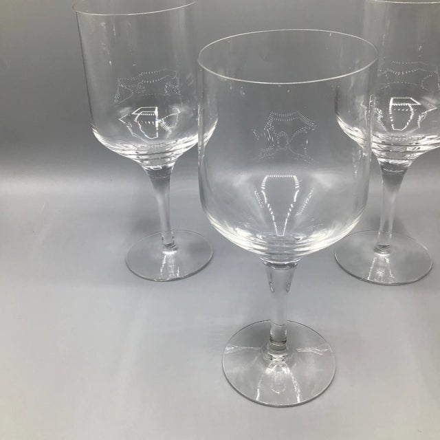 Mid-Century Modern Orrefors Rhapsody Tall Water Goblets -Set of 4 For Sale - Image 3 of 13