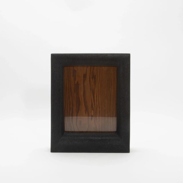 2020s Picture Frame 8x10” in Black Shagreen by R&y Augousti For Sale - Image 5 of 11