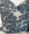 Custom pair of 22" pillows covered in Greenhouse Fabrics "S7239" in Baltic. These pillows are corded in a Samuel & Sons...