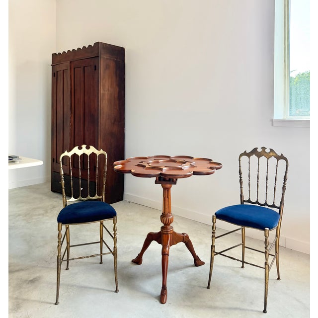1960s Brass Chiavari Chairs, Italy, 1960s, Fratelli Levaggi/Guiseppe Gaetano Descalzi For Sale - Image 5 of 17