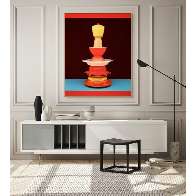 C-Print Photography Edition: 3/5 + 2 A/P. Unframed. This early work from Caldicott's acclaimed Tupperware series...