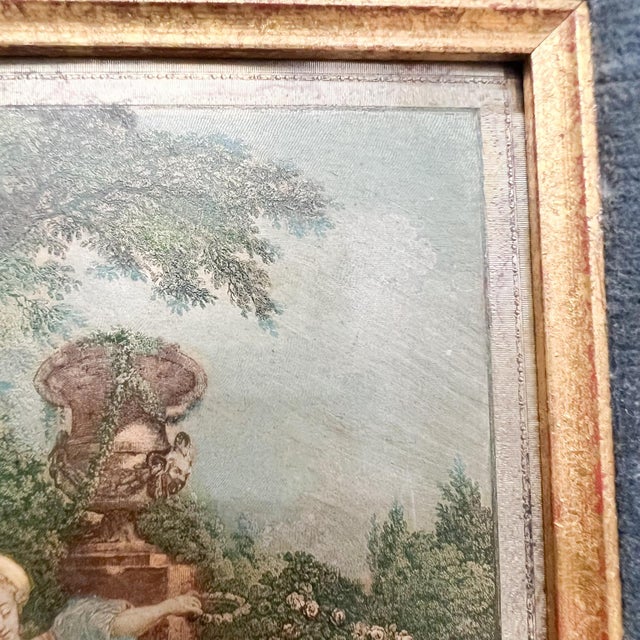 Rococo French Silverplate Vintage Art: La Coquette Fixee France For Sale - Image 3 of 12