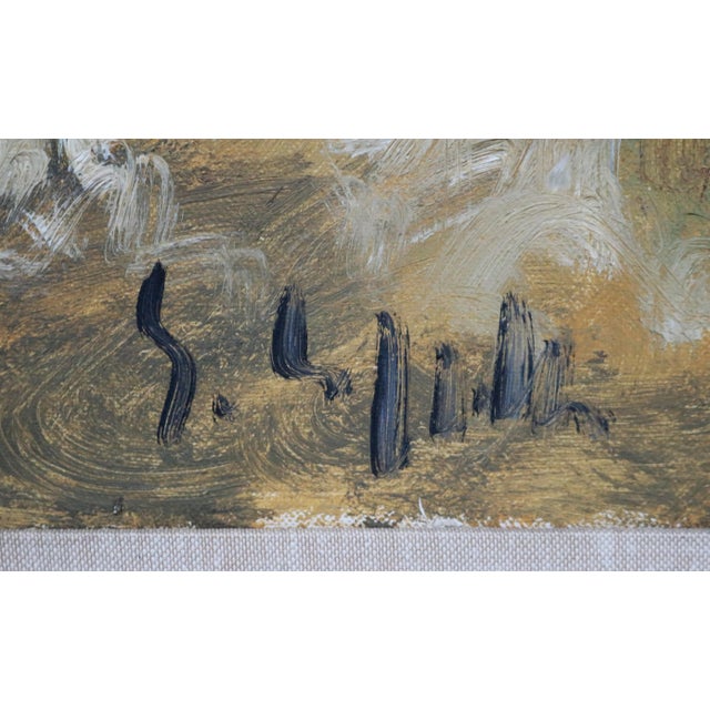 Emanuele Cappello, View of Piazza Del Popolo in Rome, 1970s, Oil Painting on Canvas For Sale - Image 7 of 13