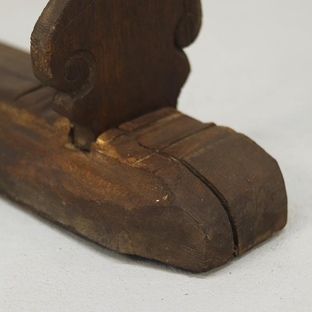 Rustic Farmhouse Folk Art Schwingstock / Ornament, 1839 For Sale - Image 4 of 10