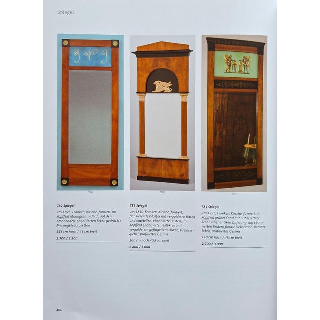Antique Biedermeier Wall Mirror, 1830s For Sale - Image 14 of 16