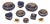 KPM and Limoges Cobalt Blue Porcelain Boxes, 10 For Sale