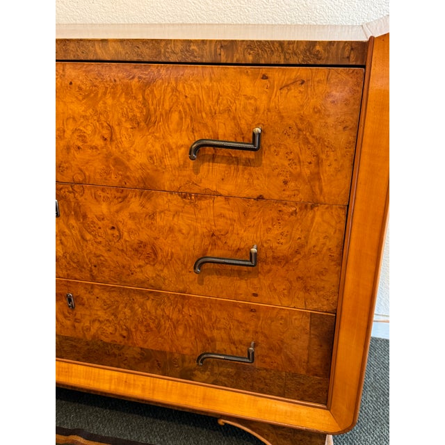 Italian Bullnose Chest of Drawers, Circa 1940s For Sale - Image 4 of 12