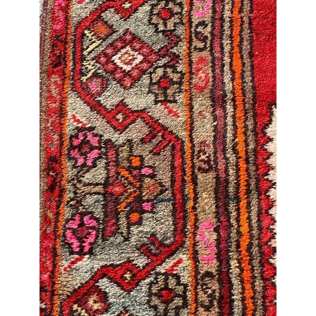 Vintage Rustic Wool Hamadan Rug, 1950s For Sale - Image 14 of 18